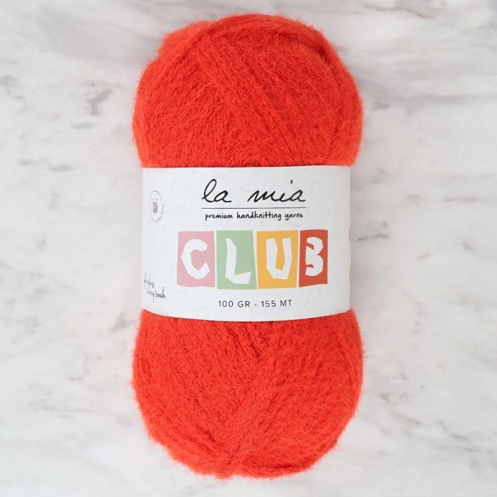 La Mia Club Orange Hand Knitting Yarn - 611