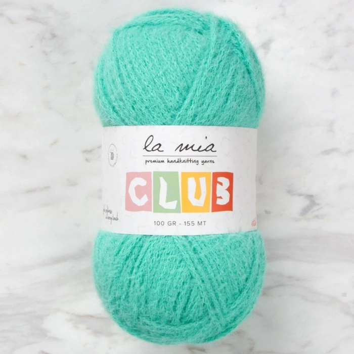 La Mia Club Green Hand Knitting Yarn - 623