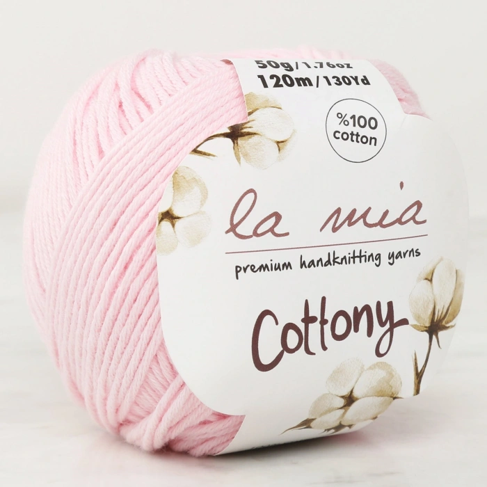 La Mia Cottony Pembe Bebek El Örgü İpi - P13-L013 - 33564