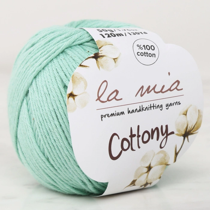 La Mia Cottony Green Baby Knitting Yarn - P12 - 33565