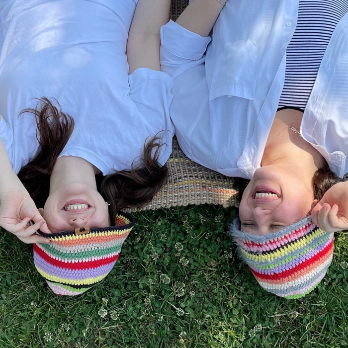 La Mia Linen Cotton Açık Pembe El Örgü İpi - L185 - 33875