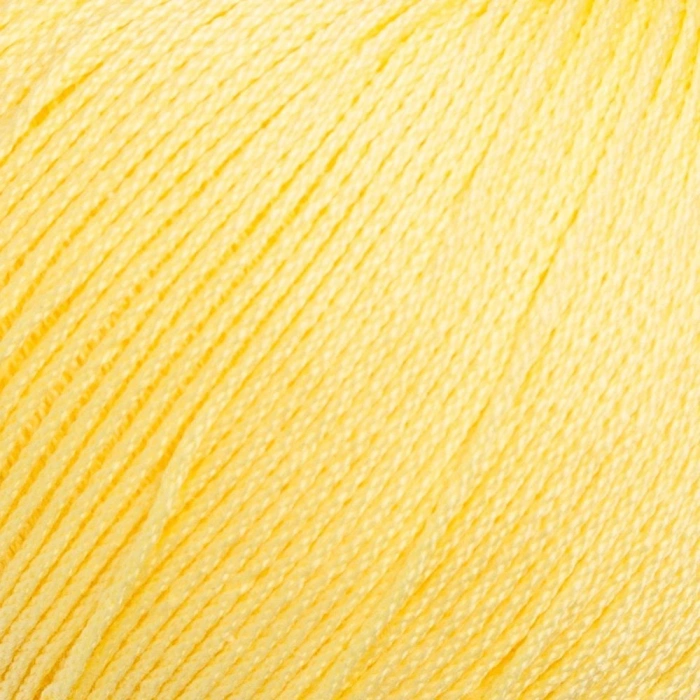 La Mia Lux Mercerized Cotton Yellow Hand Knitting Yarn - 177 - 33753