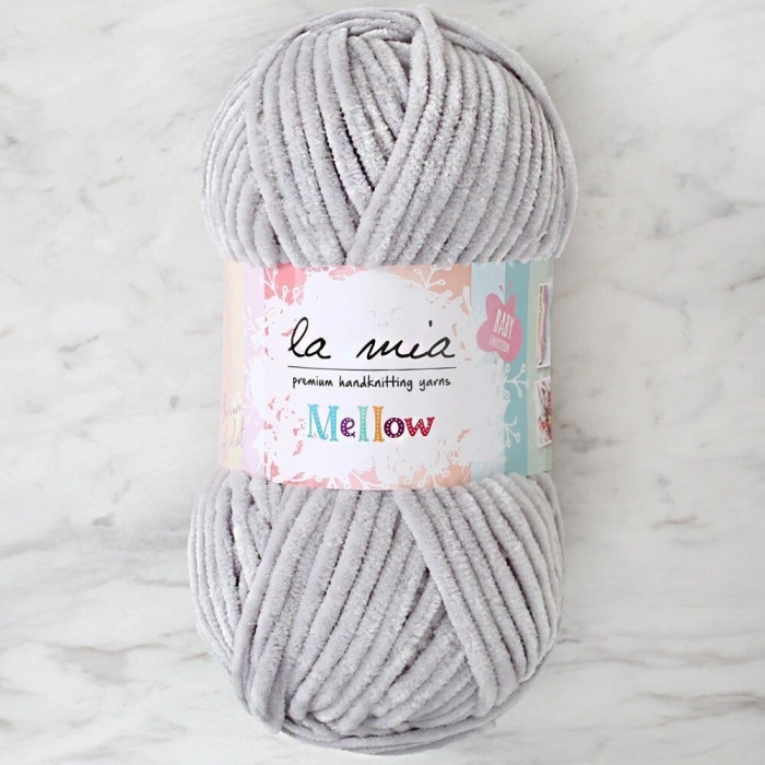 La Mia Mellow Light Grey Hand Knitting Yarn - 942 - 34178