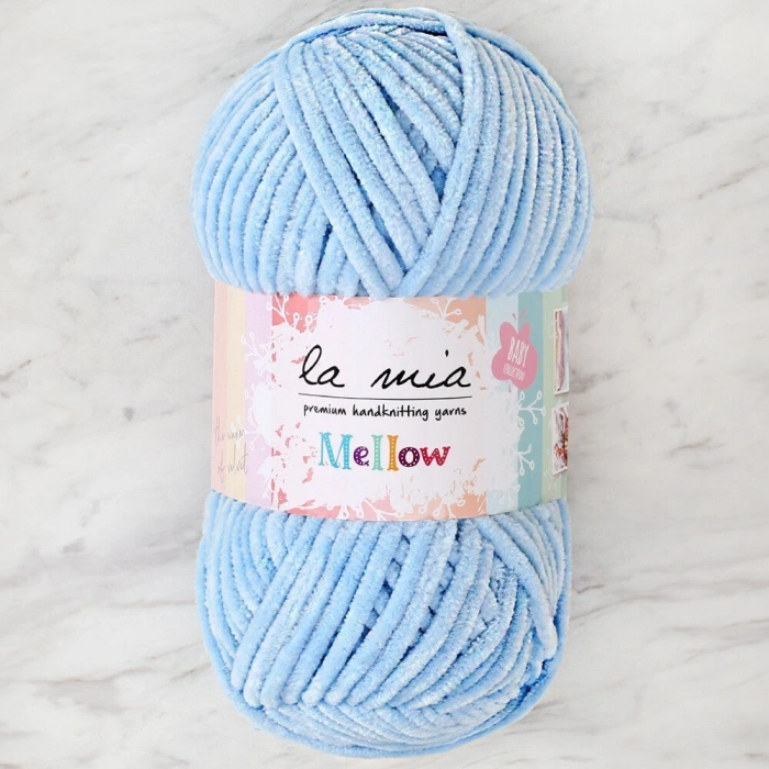 La Mia Mellow Baby Blue Hand Knitting Yarn - 907 - 34156