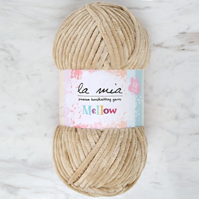 La Mia Mellow Beige Knitting Yarn - 908 - 34157