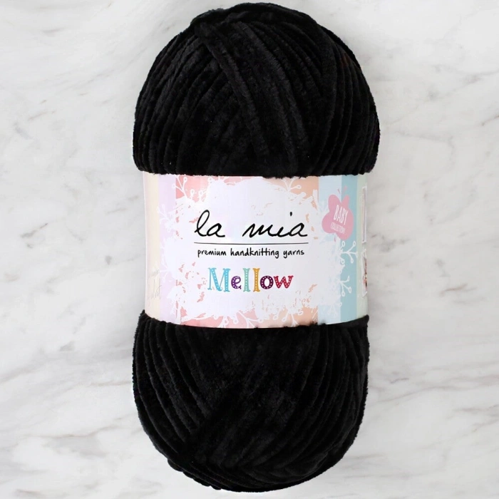 La Mia Mellow Black Hand Knitting Yarn - 902 - 34151