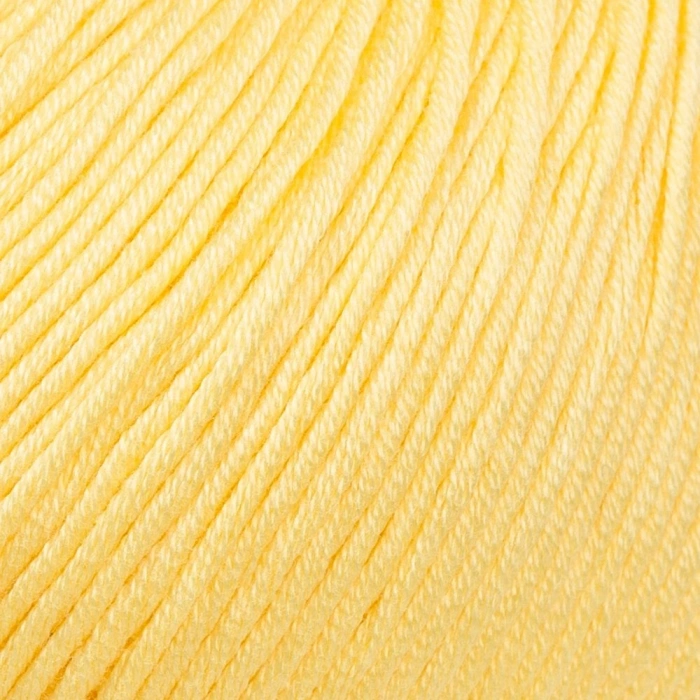 La Mia Mercerized Cotton Yellow Hand Knitting Yarn - 177 - 33584