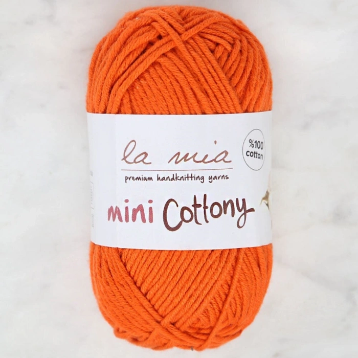 La Mia Mini Cottony 25 gr Turuncu Bebek El Örgü İp