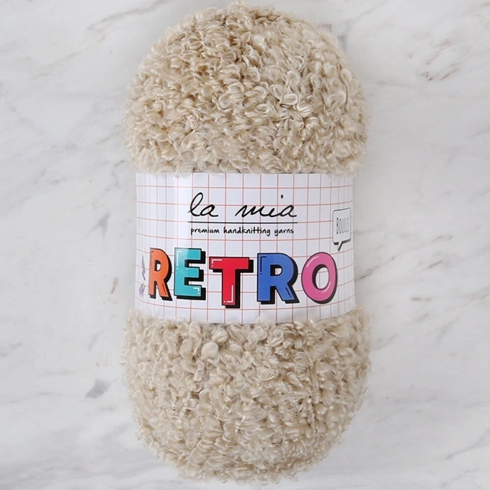 La Mia RETRO Beige Hand Knitting Yarn - LM1013