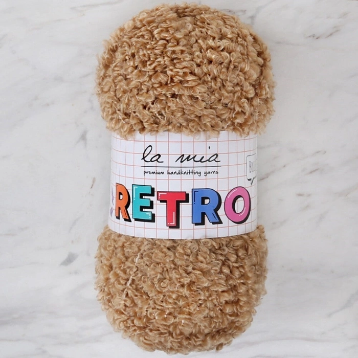 La Mia RETRO Beige Knitting Yarn - LM7101