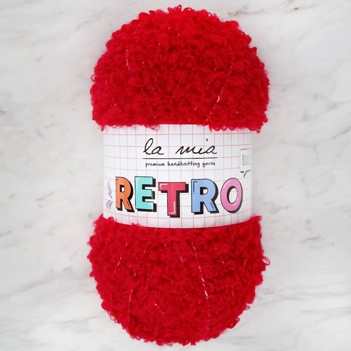 La Mia RETRO Red Hand Knitting Yarn - LM0310