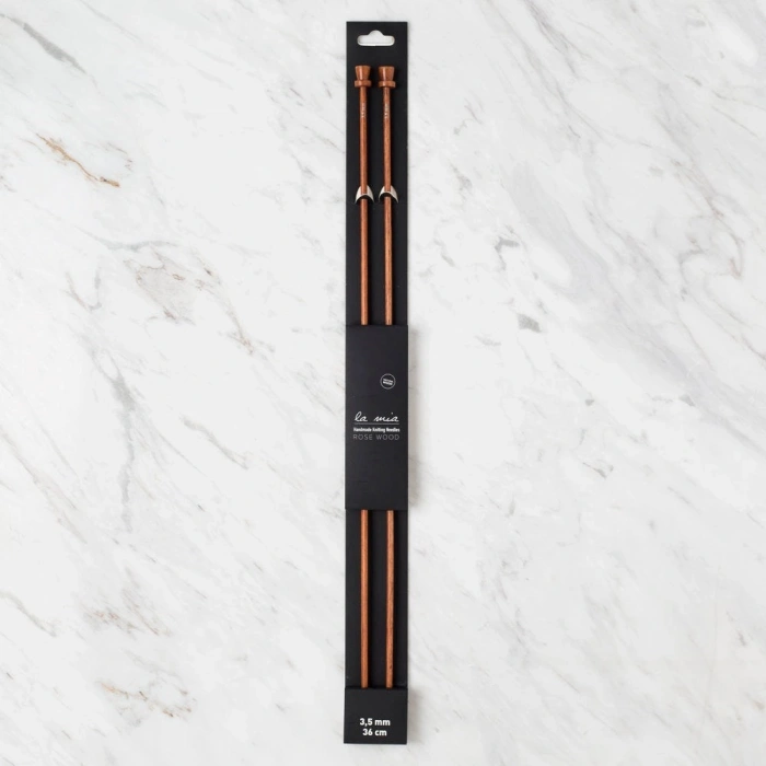 La Mia Rosewood 3.5 mm 36 cm Ahşap Örgü Şişi