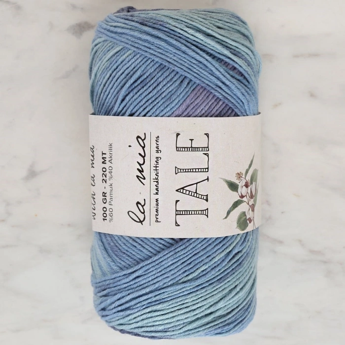 La Mia Tale Marbled Hand Knitting Yarn - LM156