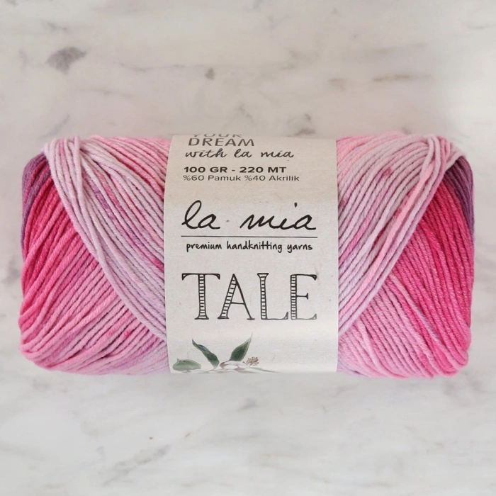 La Mia Tale Ebru Effect Hand Knitting Yarn - LM186