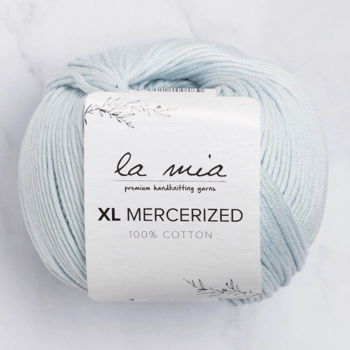 La Mia XL Mercerized Baby Blue Knitting Yarn - 79 - 33765