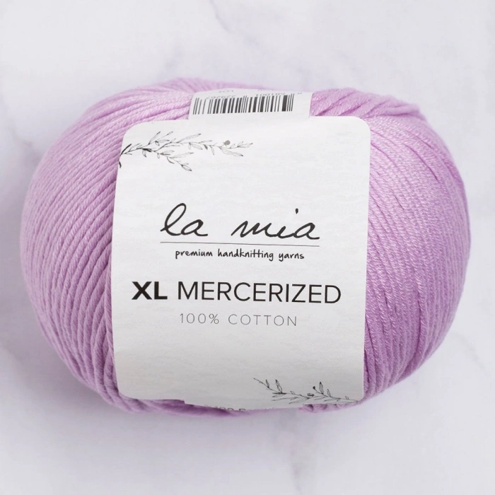 La Mia XL Mercerized Lila El Örgü İpi - 53 - 33764