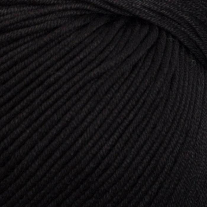 La Mia XL Mercerized Black Knitting Yarn - 1 - 33758
