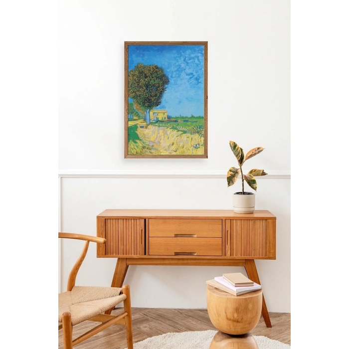 Lane Near Ahşap Çerçeveli Tablo 23 x 30