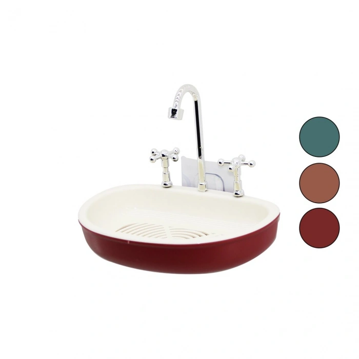 LAVABO FİGÜRLÜ KATI SABUNLUK (5365)