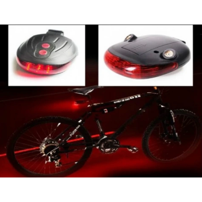 Lazer Güvenlik Şeritli Bisiklet Stop Lambası (5365)
