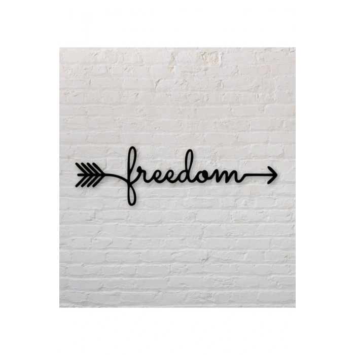 Lazer Kesim Ahşap Duvar Dekoru Freedom 40 x 40