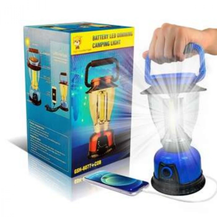 Ledli Kamp Lambası Pilli Ayarlı LED Işıldak Aydınlatma (5365)