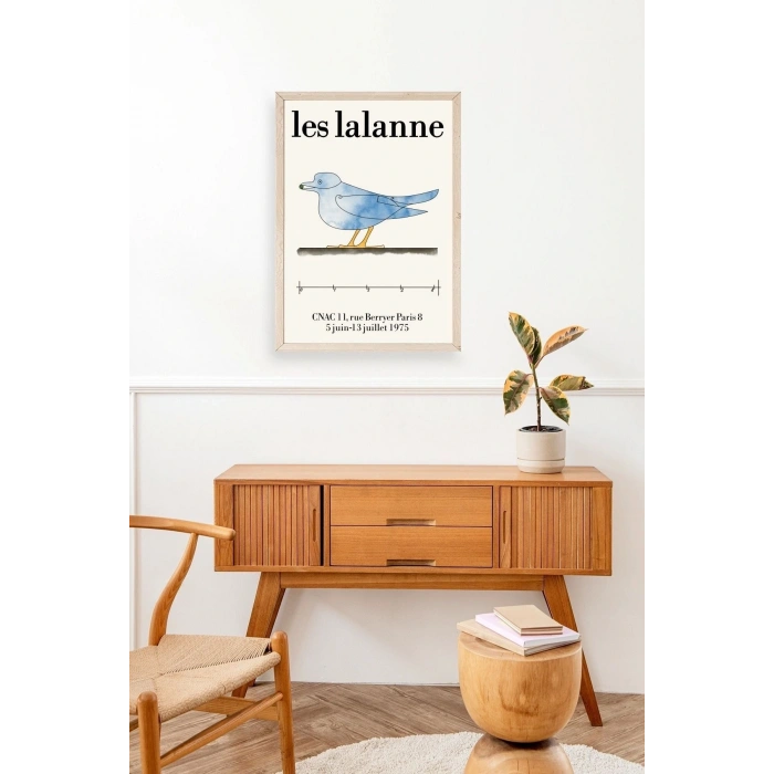 Les Lalanne Ahşap Çerçeveli Tablo 17 x 23