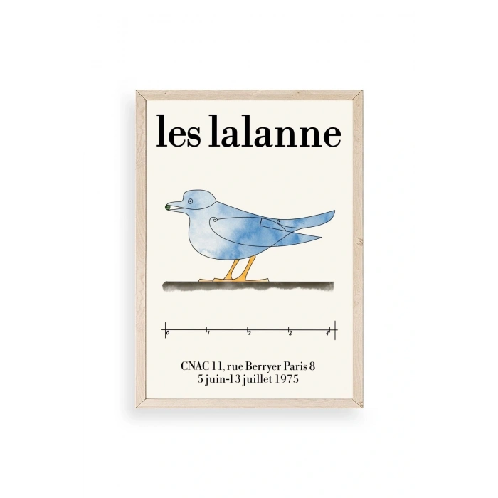 Les Lalanne Ahşap Çerçeveli Tablo 23 x 30