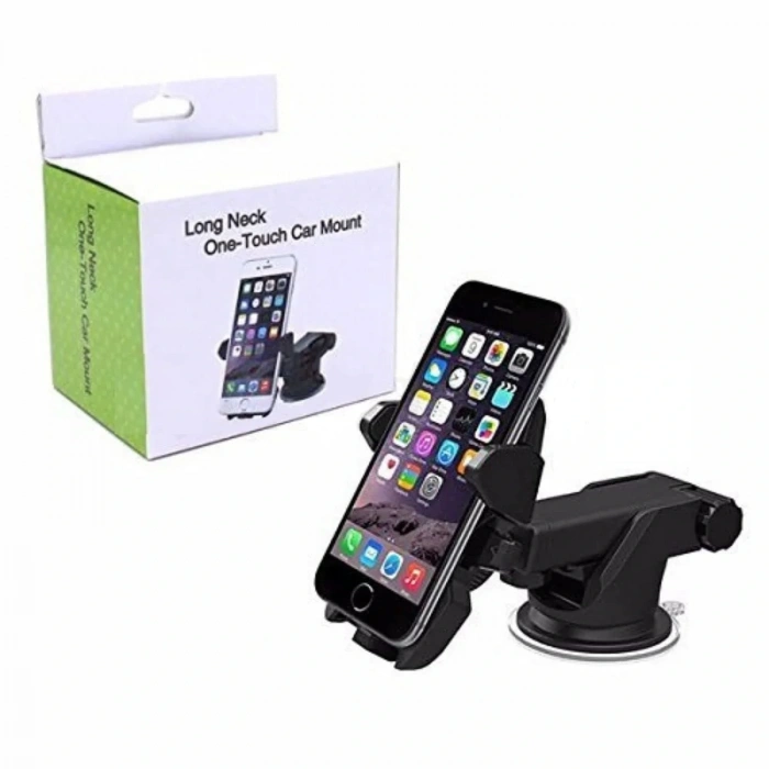 Long Neck One Touch Car Mount Araç İçi Telefonu Tutucu (5365)