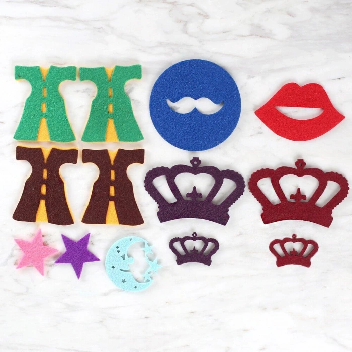Loren 10 Pack Felt Set with Party Theme-2