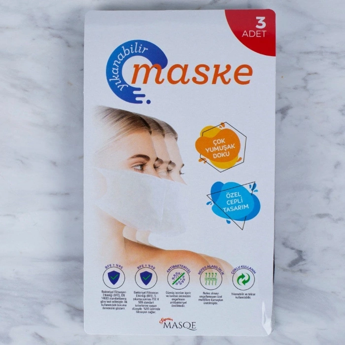 Loren 3 Washable Masks