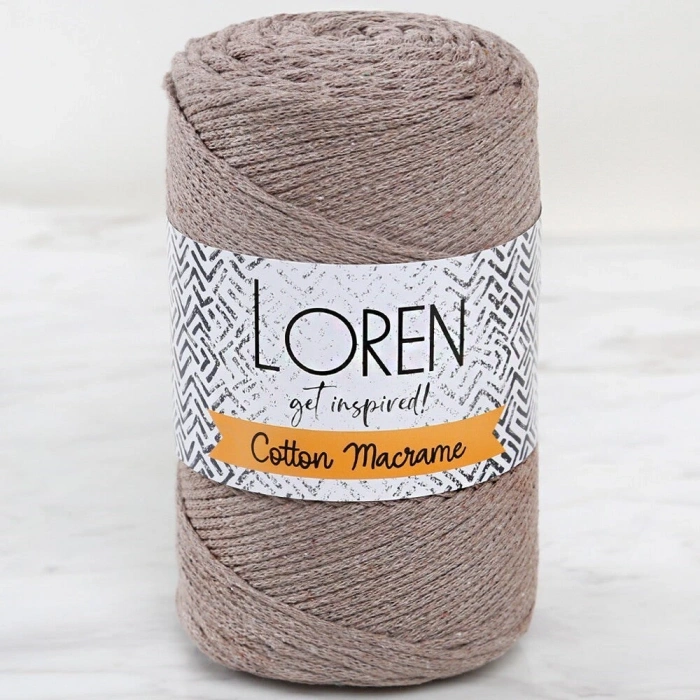 Loren Cotton Macrame Bej - R143 - 34365