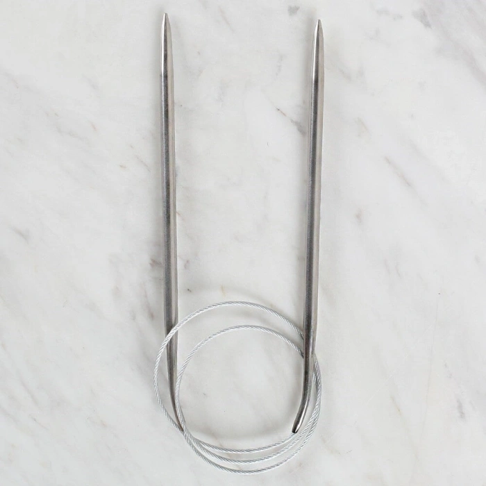 Loren Crafts 5 mm Çelik Misinalı Şiş 60 cm