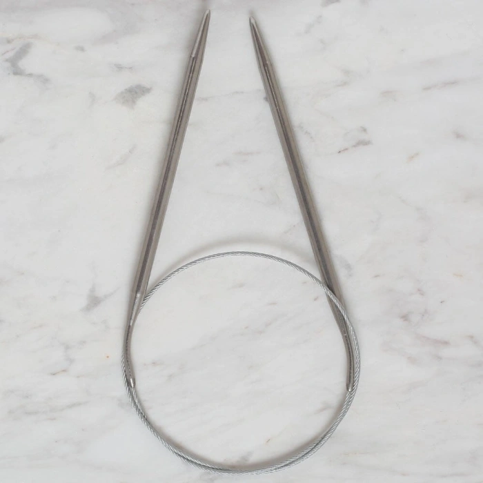 Loren Crafts 6 mm Çelik Misinalı Şiş 60 cm