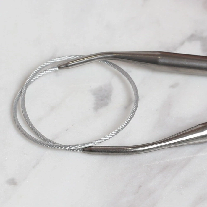 LOREN CRAFTS 7 MM ÇELİK MİSİNALI ŞİŞ  40 CM