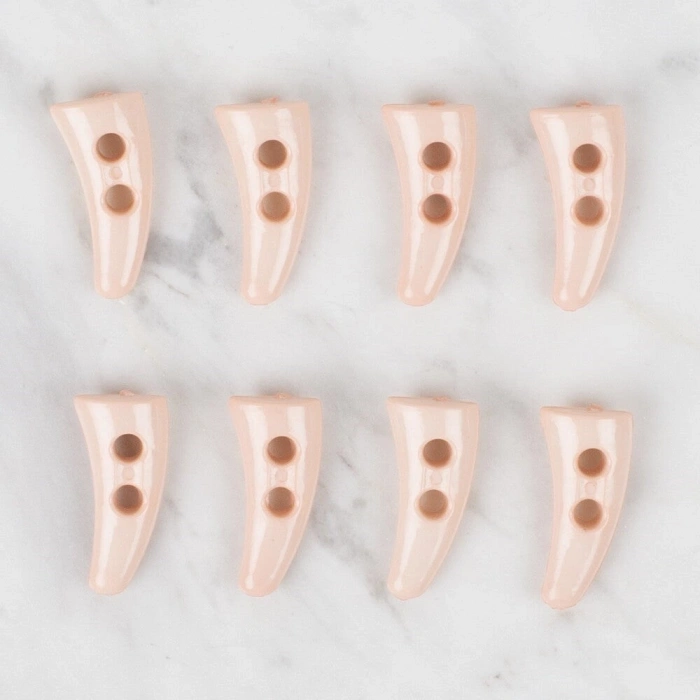 Loren Crafts 8 li açık pembe çoban düğme - 139