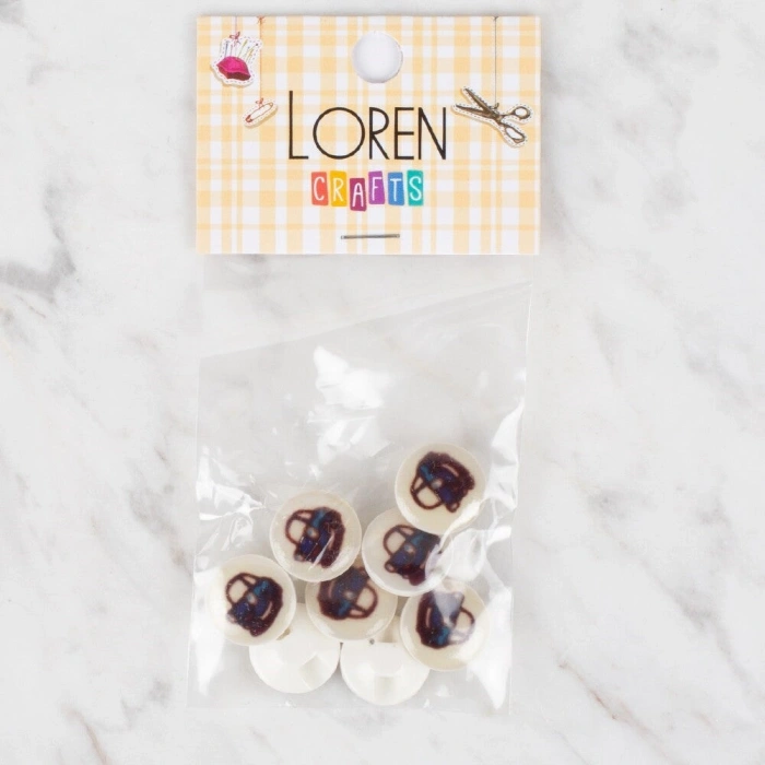 Loren Crafts 8 li Düğme - 677