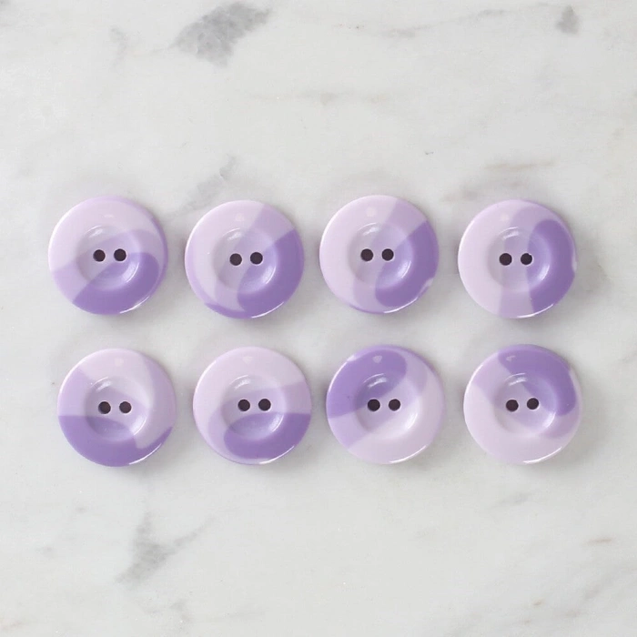 Loren Crafts 8-Piece Button Purple - 1136
