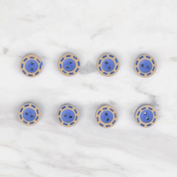 Loren Crafts 8 li Mavi Düğme - 290