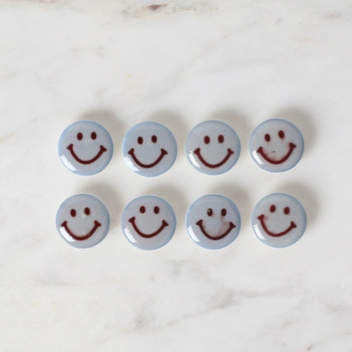 Loren Crafts 8 li Mavi Düğme - 703