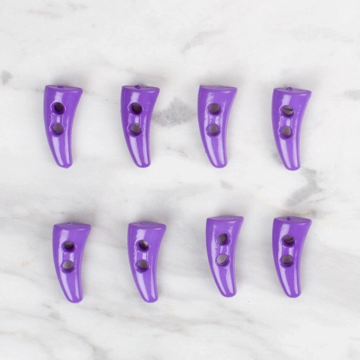 Loren Crafts 8 li mor çoban düğme - 130