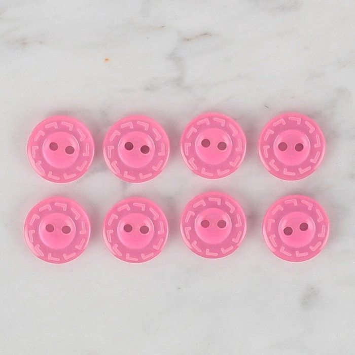 Loren Crafts 8 li Pembe Düğme - 189