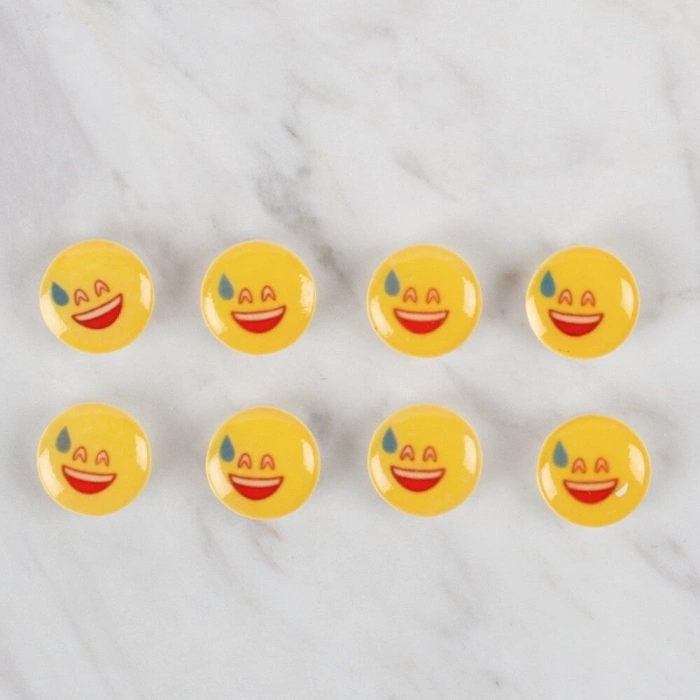 Loren Crafts 8 li Sarı Düğme - 662