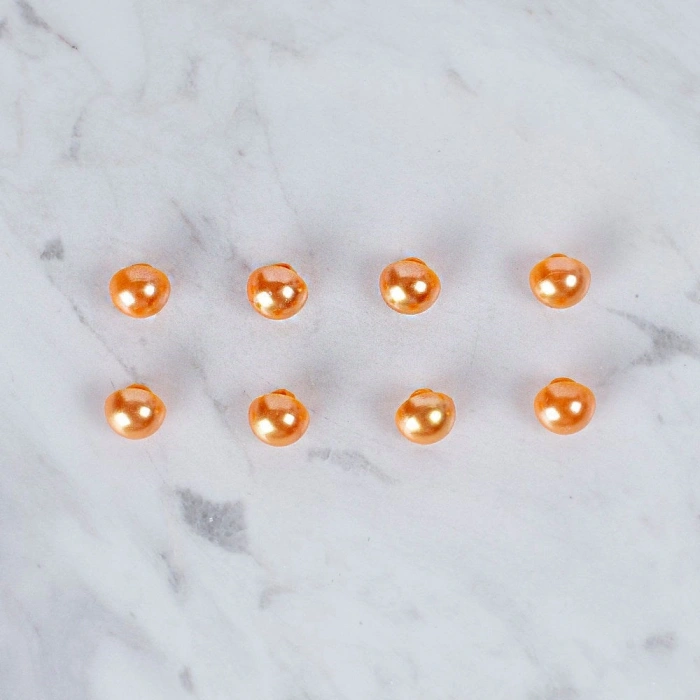 Loren Crafts 8 li Turuncu Düğme - 0146