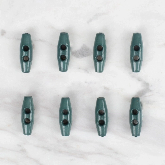 Loren Crafts 8 li yeşil çoban düğme - 102