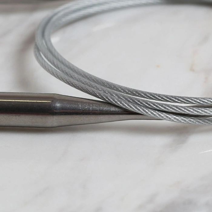 Loren Crafts 8 mm Çelik Misinalı Şiş 100 cm