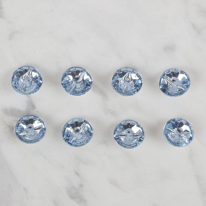 Loren Crafts açık mavi 8 li düğme - 197