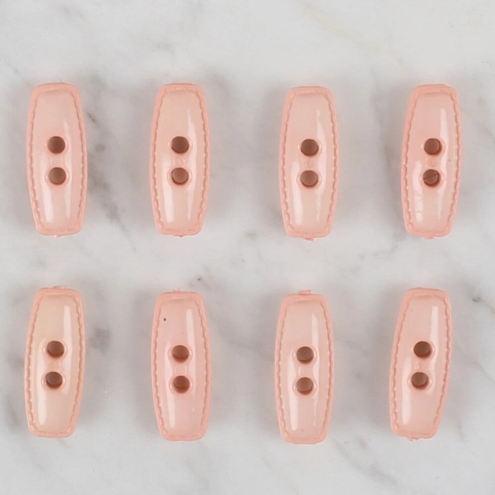 Loren Crafts açık pembe 8 li çoban düğmesi - 80