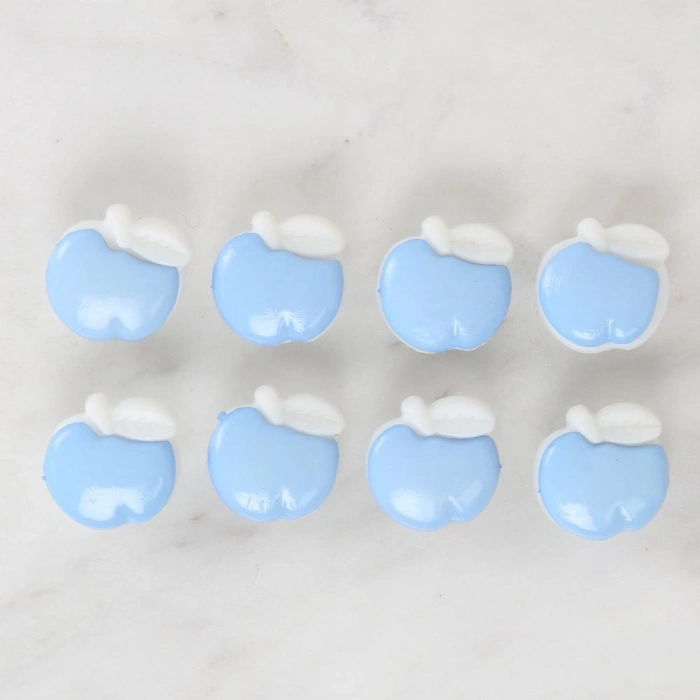 Loren Crafts Bebe Mavi 8li Düğme - 3006