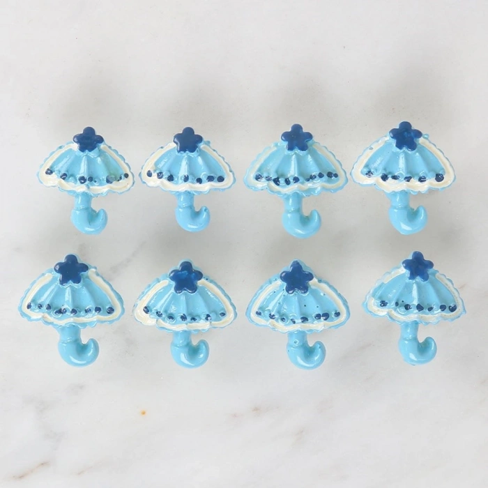 Loren Crafts Bebe Mavi 8li Düğme - 3010